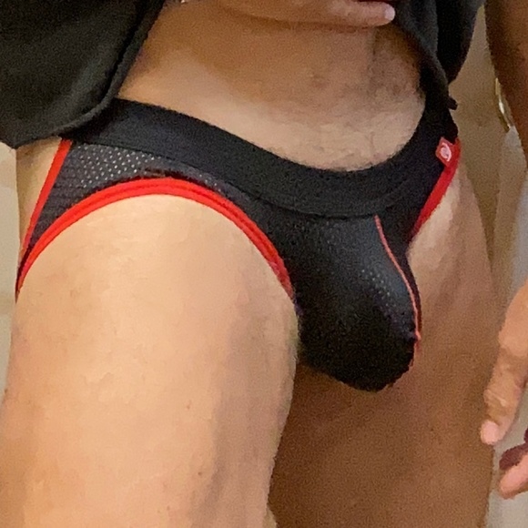 Other - Jockstrap, black and red, medium, like new